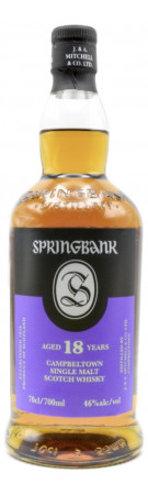 SPRINGBANK - 18 ans - Bottled 2025 - 46%