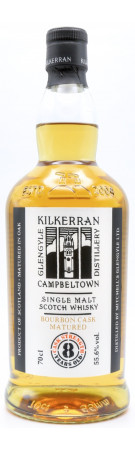 KILKERRAN - 8 ans - Cask Strength - Bourbon Cask - 55,6%