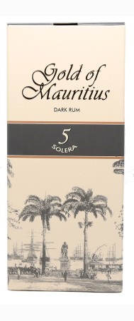 GOLD OF MAURITIUS - Rhum très vieux - Solera 5 Ans - 40%