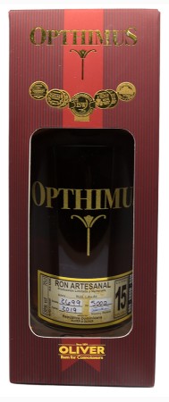 Opthimus - Rhum hors d'âge - Solera 15 ans - 38%