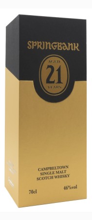  SPRINGBANK - 21 ans - Bottled 2025 - 46% boite
