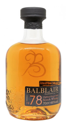 BALBLAIR - 1978 - Unchill-filtered - 46%