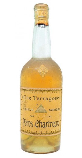 CHARTREUSE - Une Tarragone - Jaune - Embouteillée à Marseille - 1921/1929 - 50cl - sans capsule - bouteille n°2