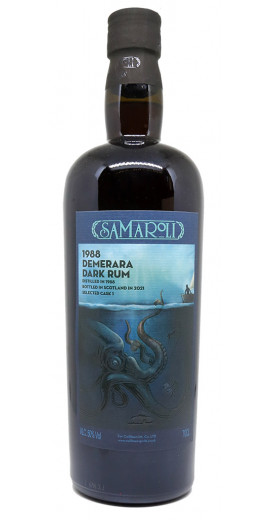 SAMAROLI - Demerara 1988 Dark Rum - Single Cask n°1 - Edition 2021 limitée à 195 bouteilles - 50%