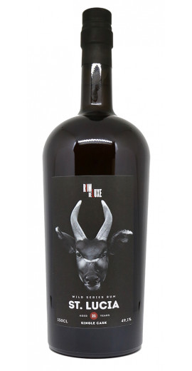 Rom de Luxe - Wild Series n°21 - St. Lucia 2000 - 21 ans - Bottled 2021 - Single Cask n°6 - Magnum - 49.1%