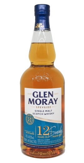GLEN MORAY - Heritage - 12 ans Smoky - Peated Malt - 46,3% 