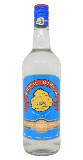 BIELLE - Rhum Blanc - 59% - 1 Litre