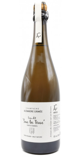 Champagne Alexandre Grimée - Sous Les Trous 2022 - Brut Nature
