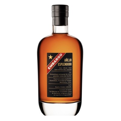 EMBARGO - Rhum Añejo Extra - Rhum Libre - 40 % Alcool - Origine : Trinidad  & Tobago, Guatemala, Martinique - 70 cl : : Epicerie