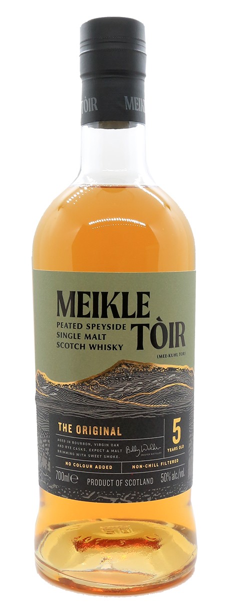Scottish Whisky-Meikle Tòir - 5 ans - The Original - Glenallachie Tourbé - 50% - Clos des Millésimes - Rare wines and great vintages