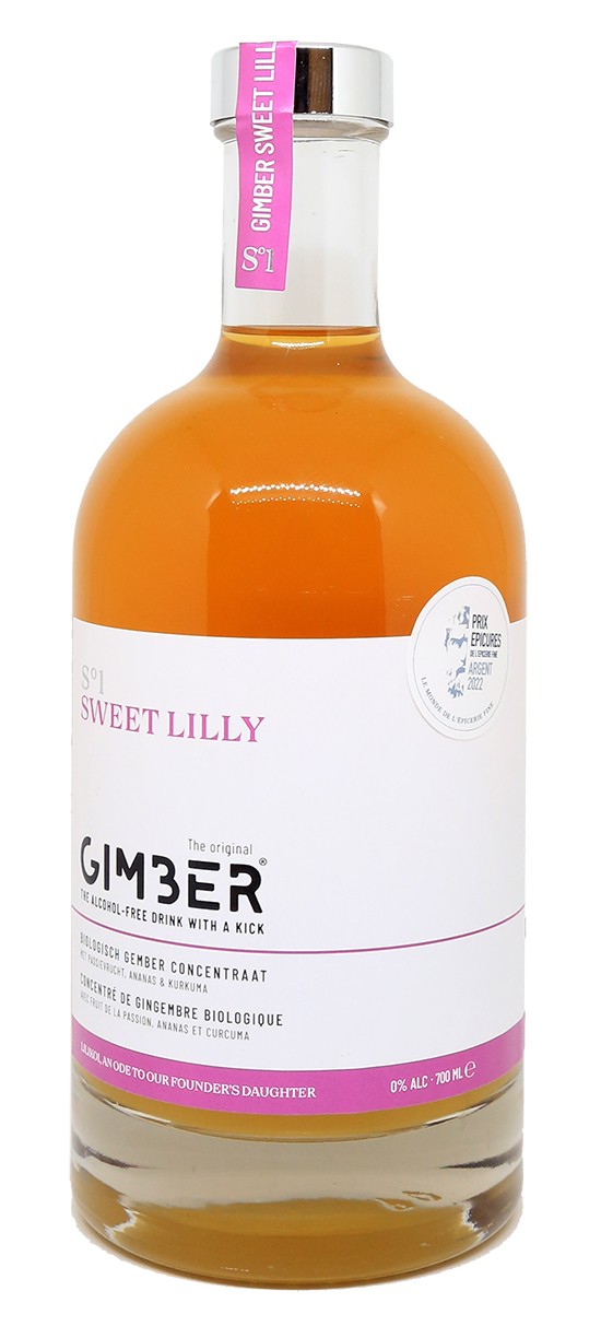 Spiritueux sans Alcool-GIMBER - S°1 Sweet Lily - Concentré de gingembre bio  - Sans alcool - 0% - Clos des Millésimes : Achat vins, Caviste en ligne,  vieux millésimes