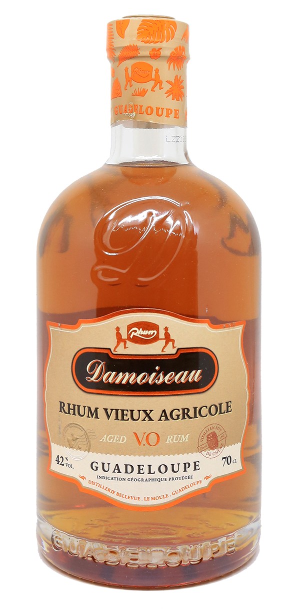 Rhum Damoiseau - 3 ans - VO - Rhum Vieux - Rhum agricole - Guadeloupe