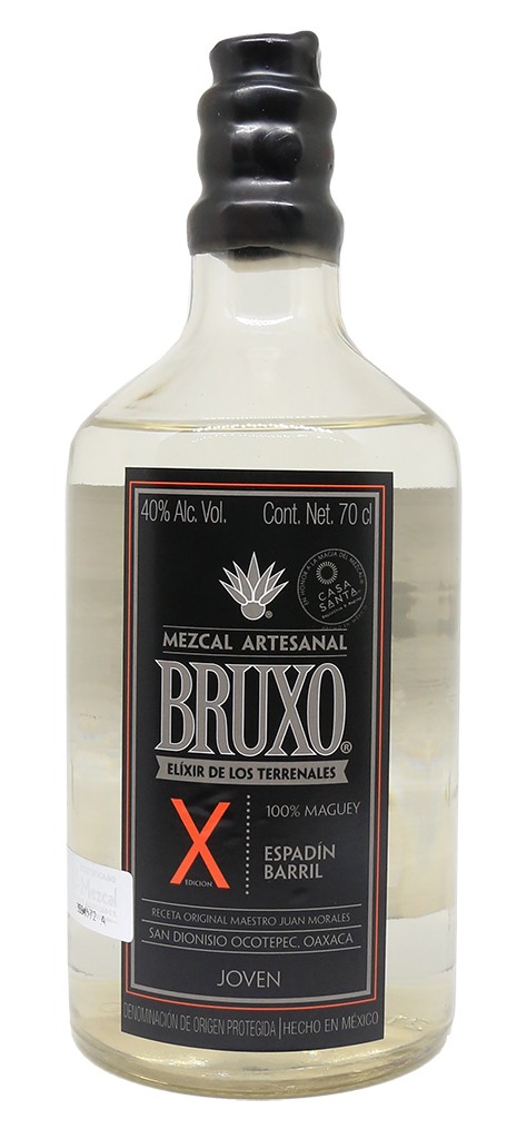 Mezcal-Bruxo - Mezcal X - Agave Espadin & Barril - 40% - Clos des  Millésimes - Rare wines and great vintages