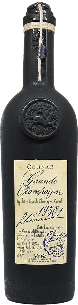Cognac-COGNAC LHERAUD - Cognac Grande Champagne 1950 - Clos des Millésimes  - Rare wines and great vintages