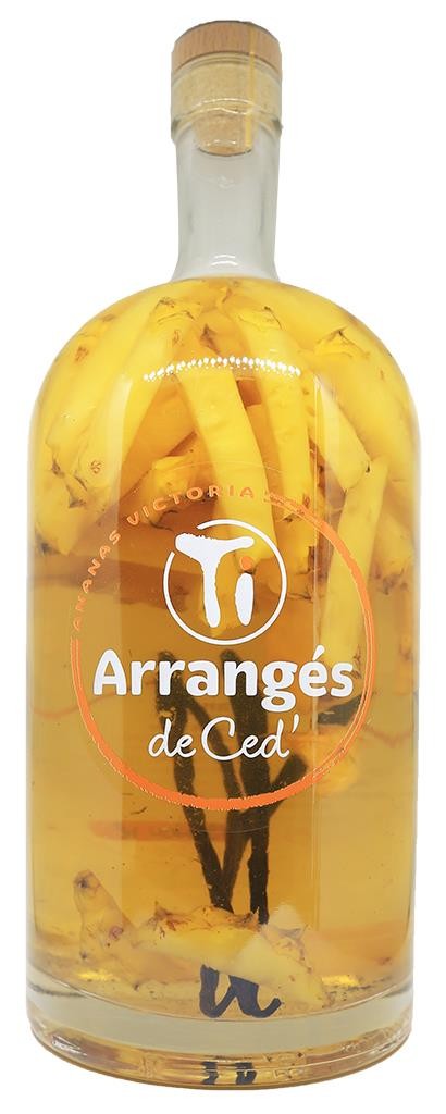 Rhum Arrangé ou Épicé-Les Rhums de Ced - Ti' arrangés - Ananas