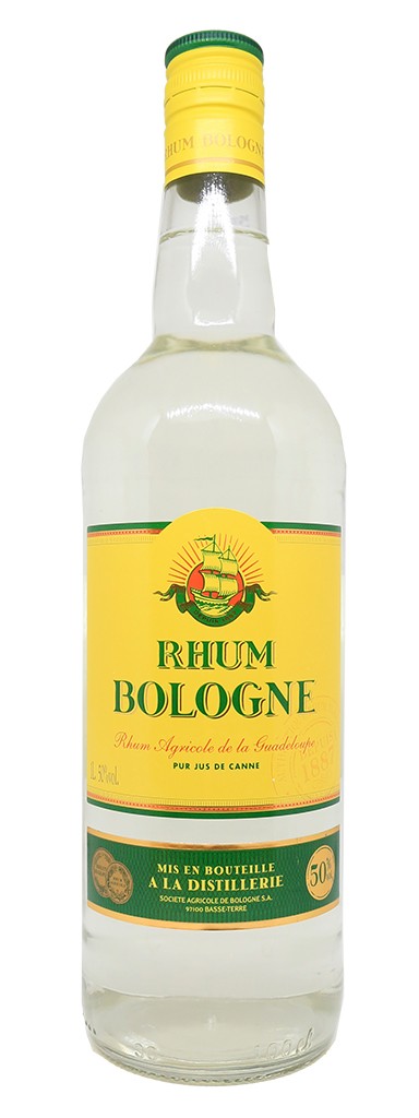 BOLOGNE - Rhum blanc - Version 1 Litre - 50%