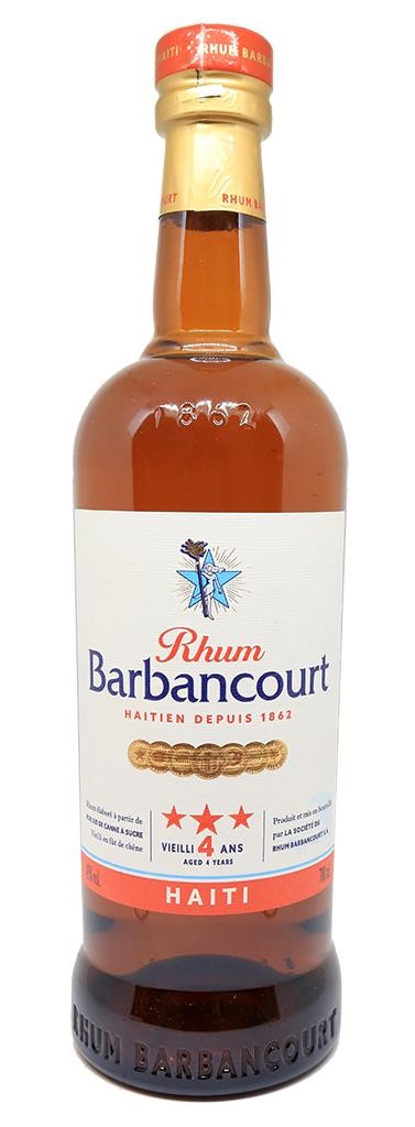 Rhum Barbancourt Three Star - Aged 4 Years - 750ML