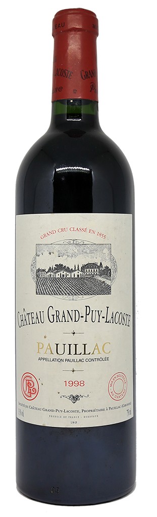 Pauillac-Château GRAND-PUY-LACOSTE 1998 - des Millésimes - Rare wines and vintages