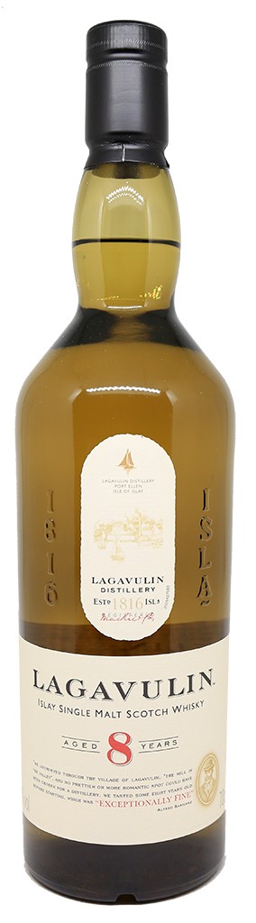 Whisky d'Écosse-LAGAVULIN - 8 ans - 48% - Clos des Millésimes : Achat vins,  Caviste en ligne, vieux millésimes