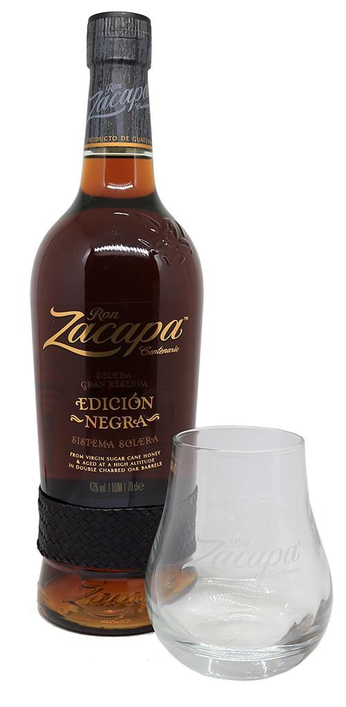 Rum di tradizione spagnola (RON)-ZACAPA - Edicion Negra - Scatola