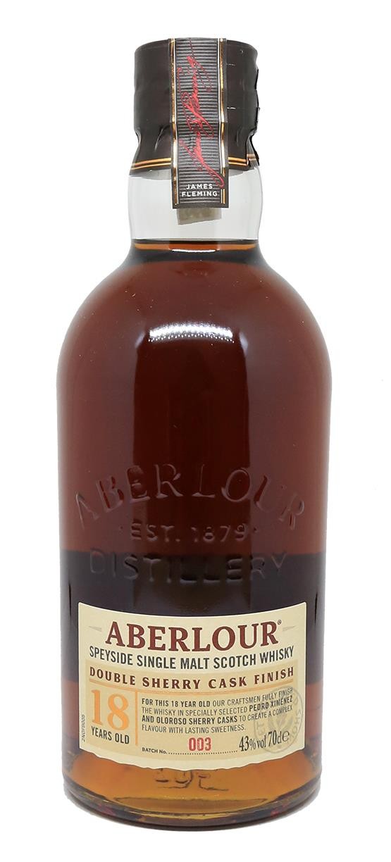 Scottish Whisky-ABERLOUR - 18 ans - Double Sherry Cask Finish - 43% - Clos  des Millésimes - Rare wines and great vintages