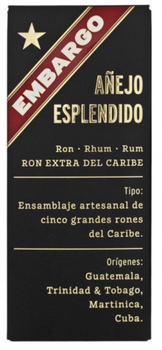 Clos des Millesimes-Embargo - Rhum vieux - Anejo Esplendido Ron Extra - 40%  - Clos des Millésimes - Rare wines and great vintages