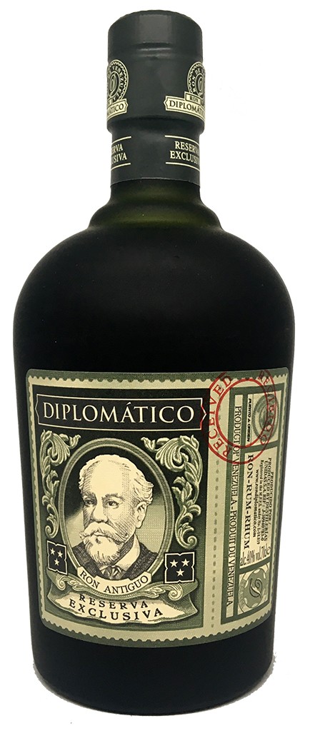 Rum of Spanish tradition (RON)-DIPLOMATICO - Réserva Exclusiva - 40% - Clos  des Millésimes - Rare wines and great vintages