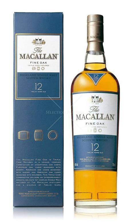 Clos Des Millesimes Macallan 12 Ans Fine Oak 40 Clos Des Millesimes Rare Wines And Great Vintages