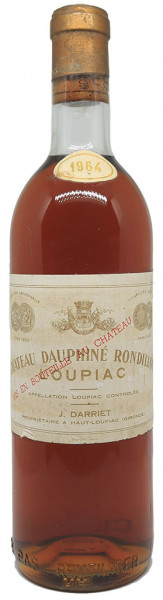Loupiac-Château DAUPHINE RONDILLON 1964 - Clos des Millésimes