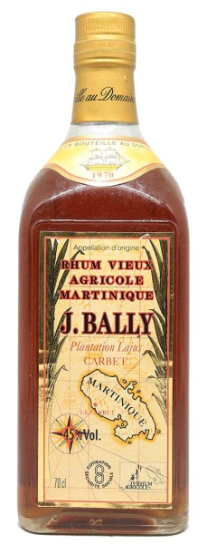 image du vin Rhum Bally Millésime 1970