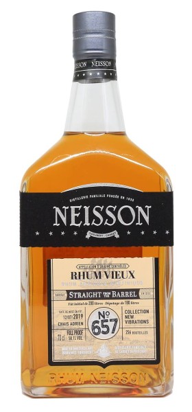 photo Rhum Neisson Fût 657 Chai Adrien Millésime 2019 Straight From The Barrel Full Proof 58 1
