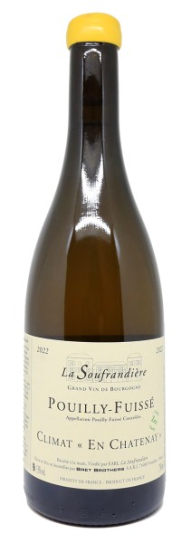 photo Bret Brothers la Soufrandière Pouilly Fuissé en Chatenay Cuvée Zen 2022