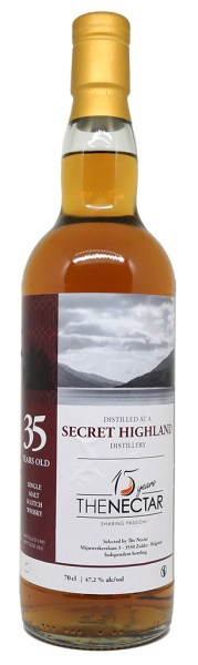 photo The Nectar Secret Highland Distillery 15th Anniversary Millésime 1985 35 Ans Bottled 2021