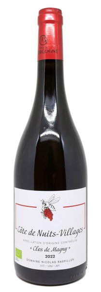 photo Domaine Nicolas Raspiller Clos de Magny Côte de Nuits 2022
