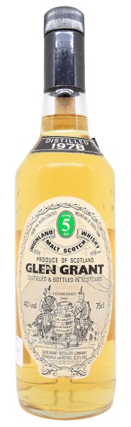 photo Glen Grant 5 Ans Millésime 1978