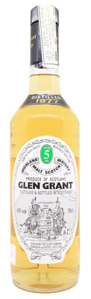 photo Glen Grant 5 Ans Millésime 1977