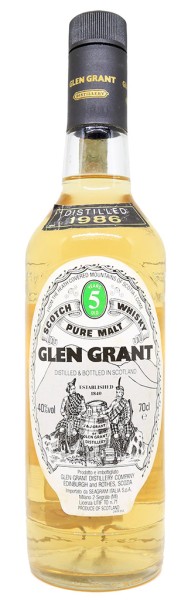 photo Glen Grant 5 Ans Millésime 1986