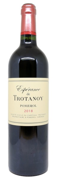 photo Château Trotanoy Esperance de Trotanoy 2018
