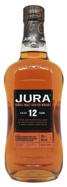 photo du vin Whisky Jura 12 Ans 40