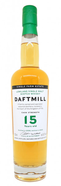 Whisky da Escócia-DAFTMILL - 15 anos - B.Bros - 55,7% - Clos des