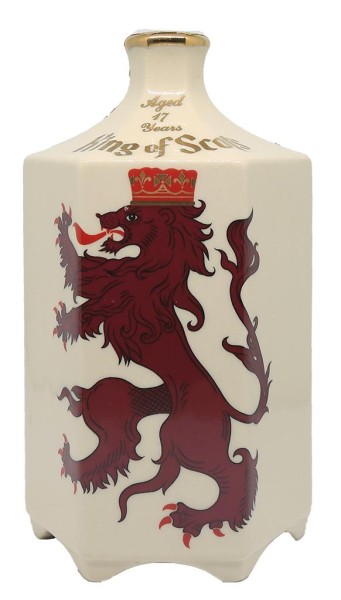 Scottish Whisky-KING OF SCOTS DELUXE - 17 YEAR OLD - Clos