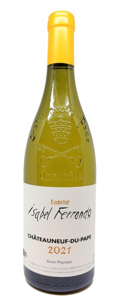 aperçu du vin Domaine Saint Préfert Châteauneuf du Pape Blanc 2021