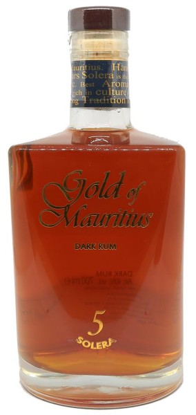 photo Gold of Mauritius Rhum Très Vieux Solera 5 Ans