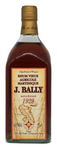 photo Rhum Bally Rhum Vieux Millésime 1929