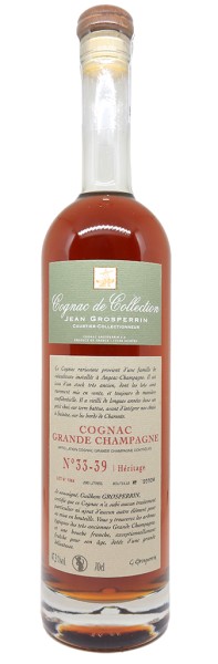 photo Cognac Grosperrin n-39 Grande Champagne Lot N° 1064 47 30