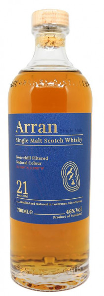 Scottish Whisky-ARRAN - 21 ans - 46% - Clos des Millésimes - Rare