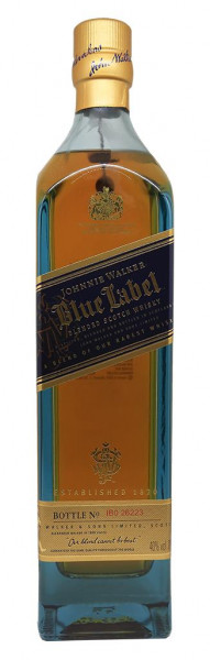 未開栓 Johnnie Walker Blue Label 750ml 40% JOHNNIE WALKER BLUE