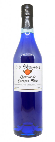 image du vin Distillerie Massenez de Curaçao Bleue