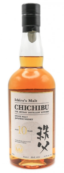 Japanese Whisky-CHICHIBU - 10 ans - 50,50 % - Clos des Millésimes
