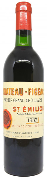 Chateau Figeac 1987 赤ワイン Clos des Millesimes-Château FIGEAC 1987 - Clos des Millésimes